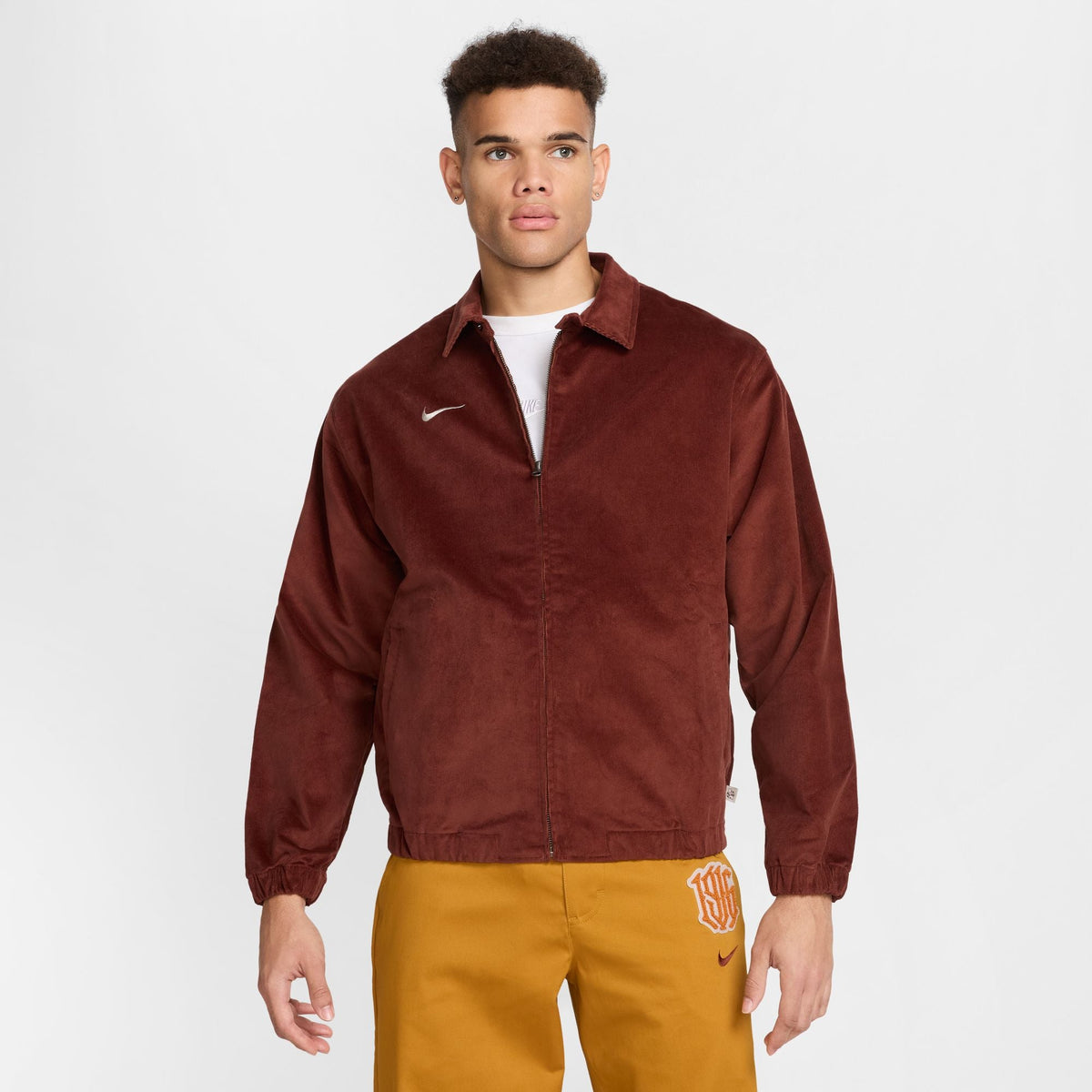 Nike Club America Men Life Soccer Harrington Jacket product image 1, provided for visual reference and product detail review