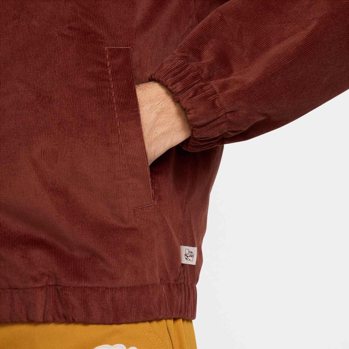 Nike Club America Men Life Soccer Harrington Jacket product image 5, provided for visual reference and product detail review