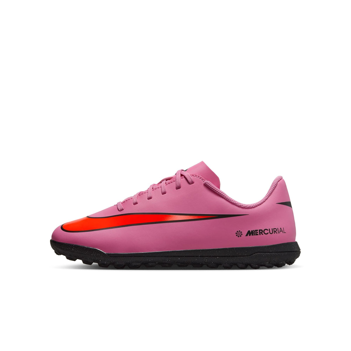 Nike Jr. Mercurial Vapor 16 Club Little/Big Kids' Turf Low-Top Soccer Shoes product image 1, provided for visual reference