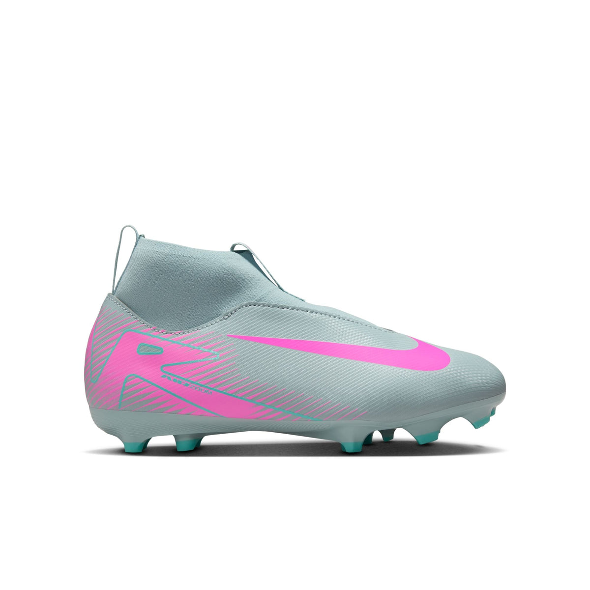 Nike Jr. Mercurial Superfly 10 Academy Little/Big Kids' MG High-Top Soccer Cleats product image 3, provided for visual