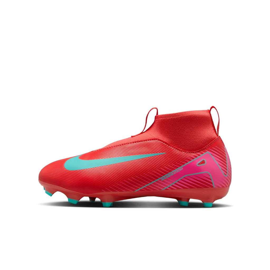 Nike Jr. Mercurial Superfly 10 Academy Little/Big Kids' MG High-Top Soccer Cleats product image 1, provided for visual