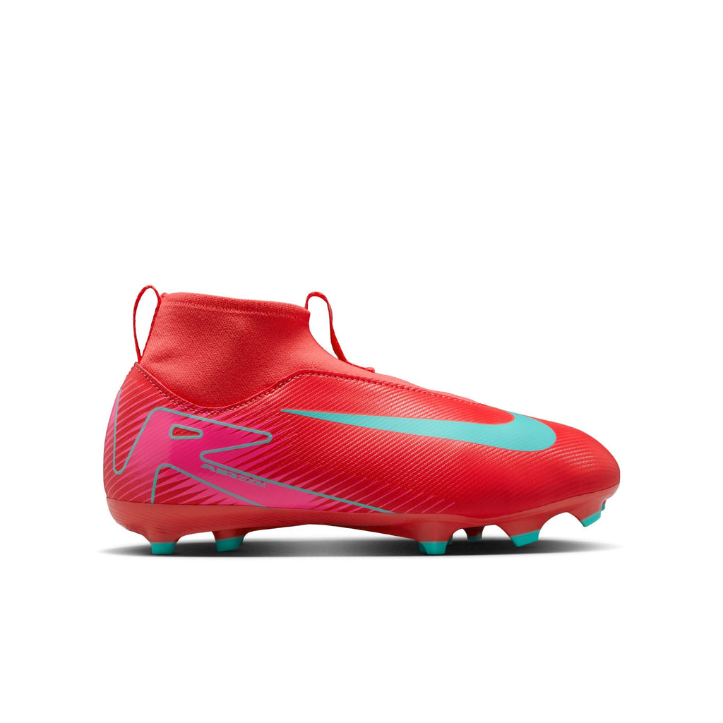 Nike Jr. Mercurial Superfly 10 Academy Little/Big Kids' MG High-Top Soccer Cleats product image 3, provided for visual
