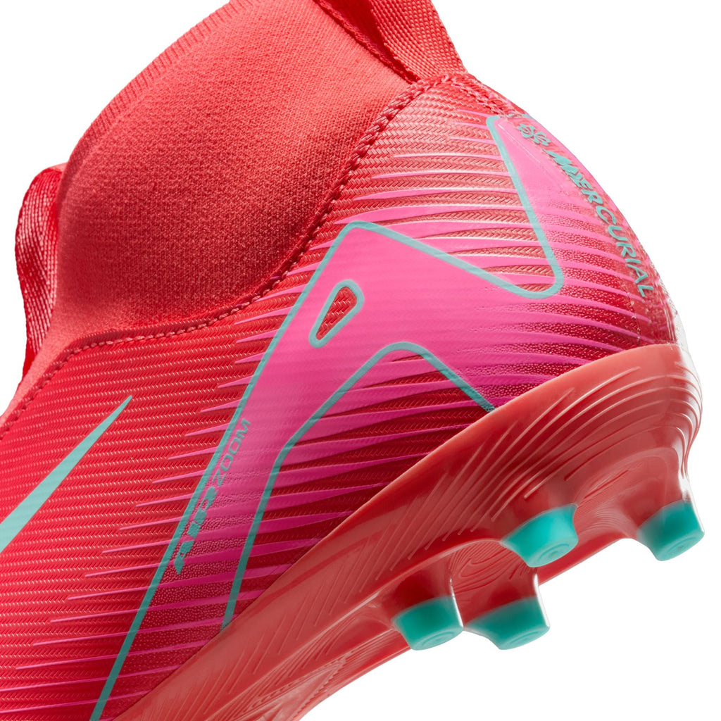 Nike Jr. Mercurial Superfly 10 Academy Little/Big Kids' MG High-Top Soccer Cleats product image 10, provided for visual