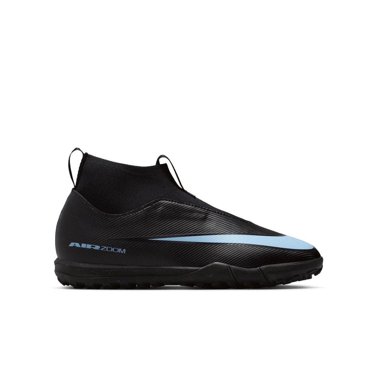 Nike Jr. Mercurial Superfly 10 Academy Little/Big Kids' Turf High-Top Soccer Shoes product image 3, provided for visual