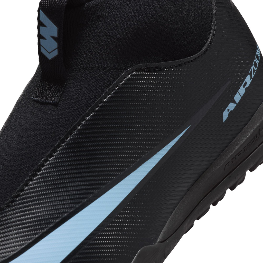 Nike Jr. Mercurial Superfly 10 Academy Little/Big Kids' Turf High-Top Soccer Shoes product image 9, provided for visual