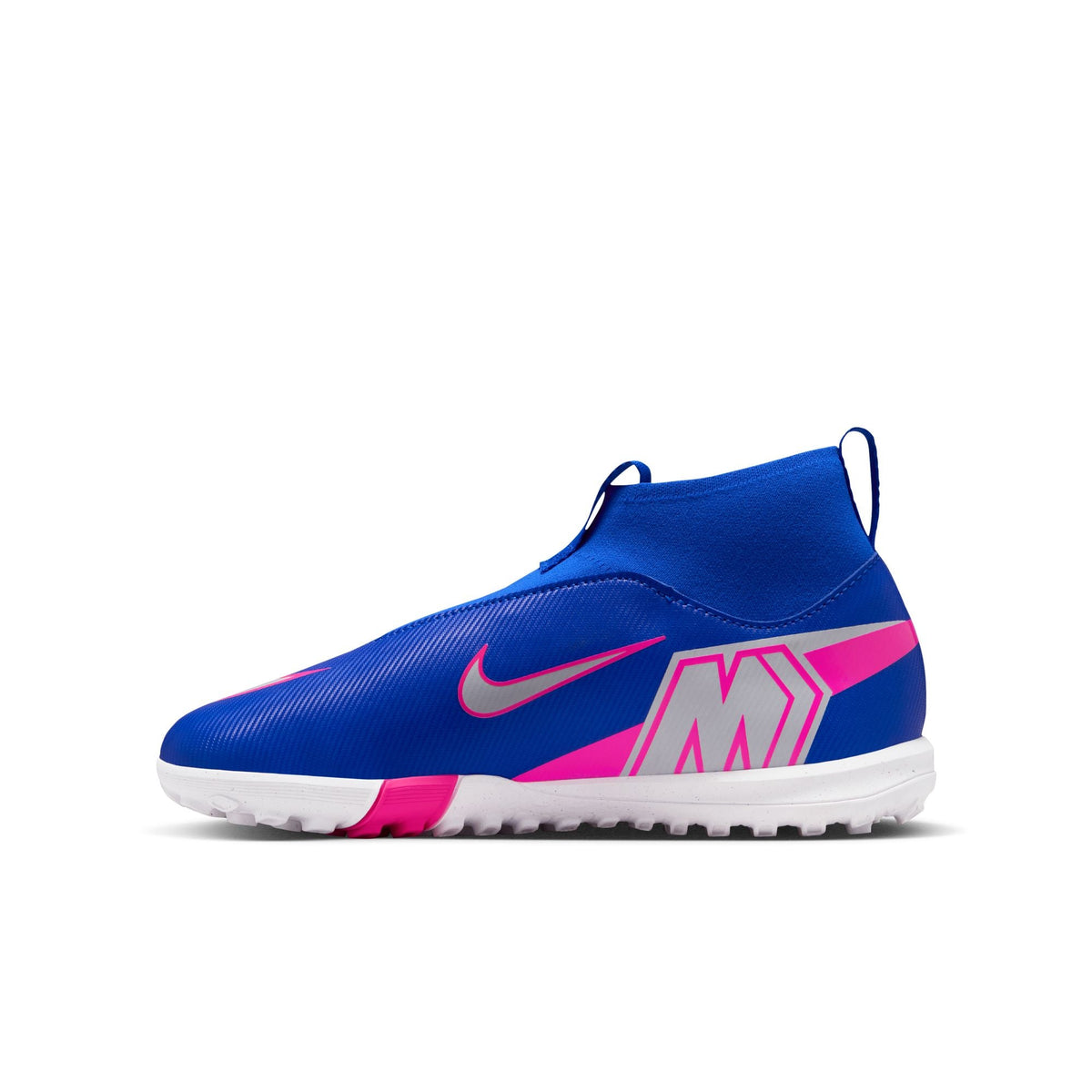 Nike Jr. Mercurial Superfly 10 Academy Little/Big Kids' Turf High-Top Soccer Shoes product image 2, provided for visual
