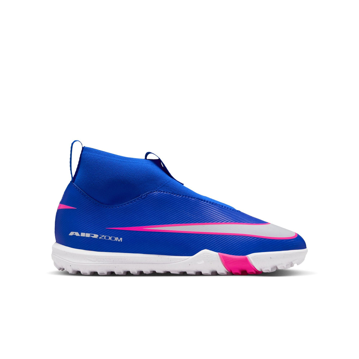 Nike Jr. Mercurial Superfly 10 Academy Little/Big Kids' Turf High-Top Soccer Shoes product image 3, provided for visual