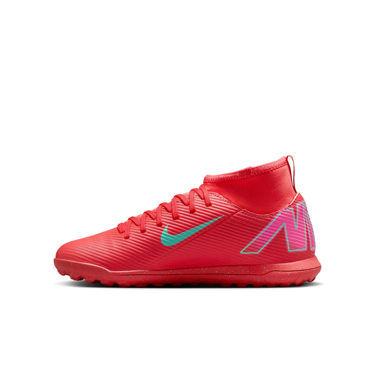 Nike Jr. Mercurial Superfly 10 Club Little/Big Kids' TF High-Top Soccer Shoes product image 2, provided for visual reference