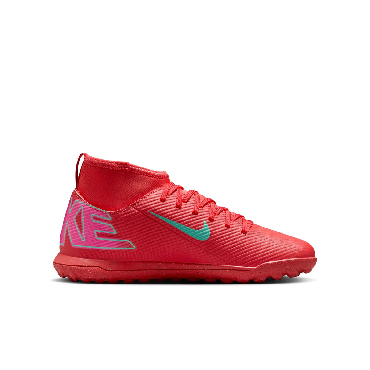 Nike Jr. Mercurial Superfly 10 Club Little/Big Kids' TF High-Top Soccer Shoes product image 4, provided for visual reference