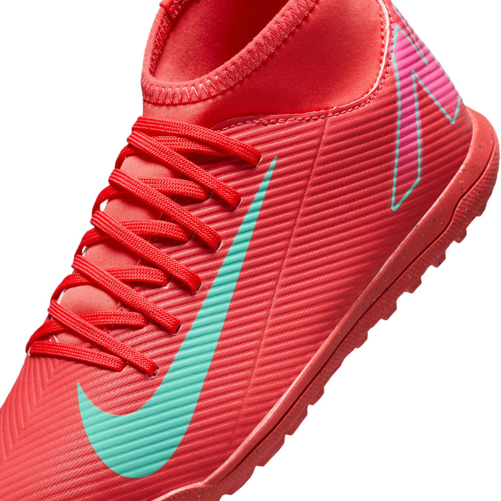 Nike Jr. Mercurial Superfly 10 Club Little/Big Kids' TF High-Top Soccer Shoes product image 10, provided for visual