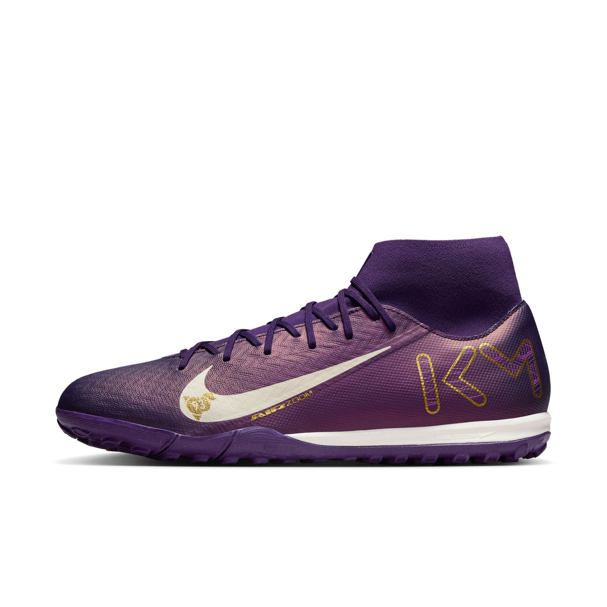 Nike Mercurial Superfly 10 Academy "Kylian Mbappé" TF High-Top Soccer Shoes product image 1, provided for visual reference