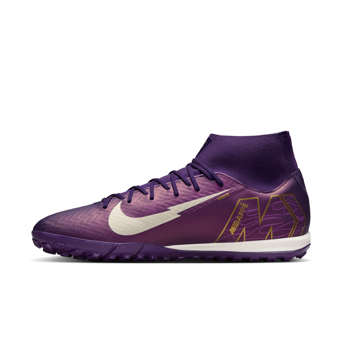 Nike Mercurial Superfly 10 Academy "Kylian Mbappé" TF High-Top Soccer Shoes product image 2, provided for visual reference