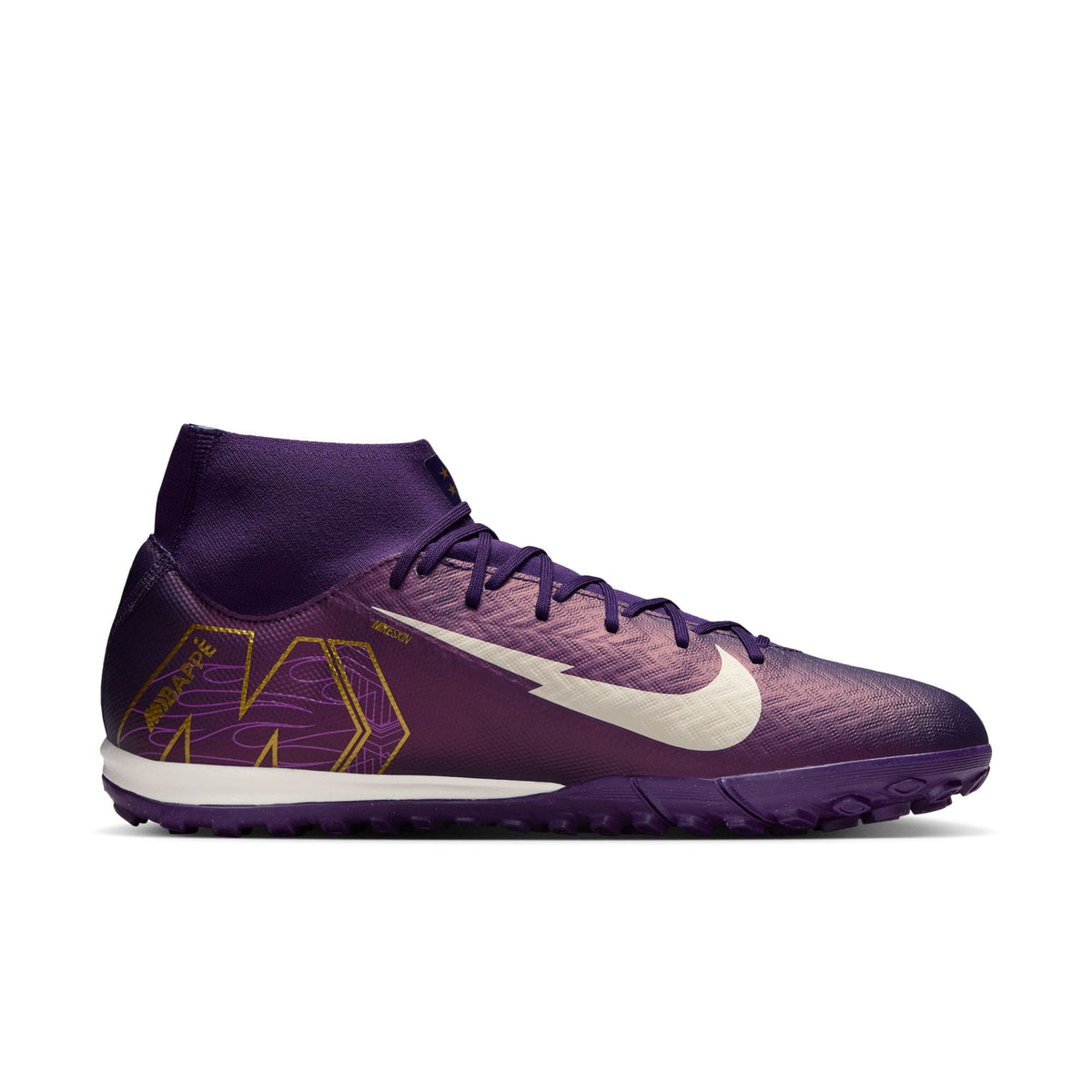 Nike Mercurial Superfly 10 Academy "Kylian Mbappé" TF High-Top Soccer Shoes product image 4, provided for visual reference