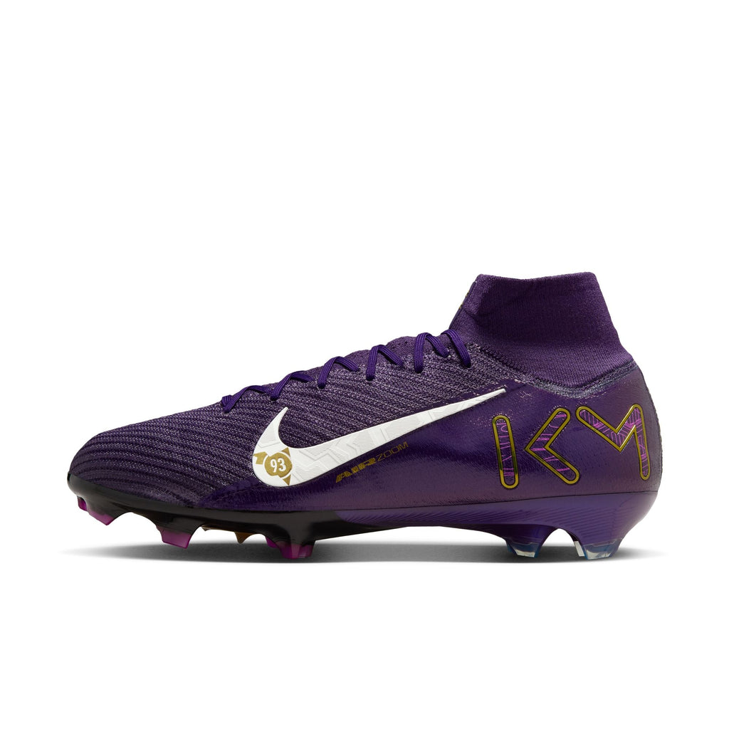 Nike Mercurial Superfly 10 Elite "Kylian Mbappé" FG High-Top Soccer Cleats product image 1, provided for visual reference