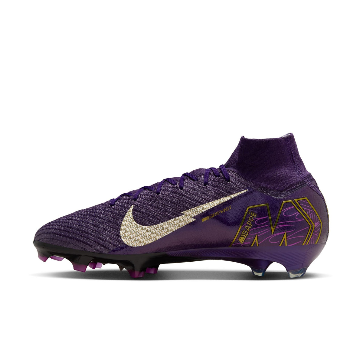 Nike Mercurial Superfly 10 Elite "Kylian Mbappé" FG High-Top Soccer Cleats product image 2, provided for visual reference
