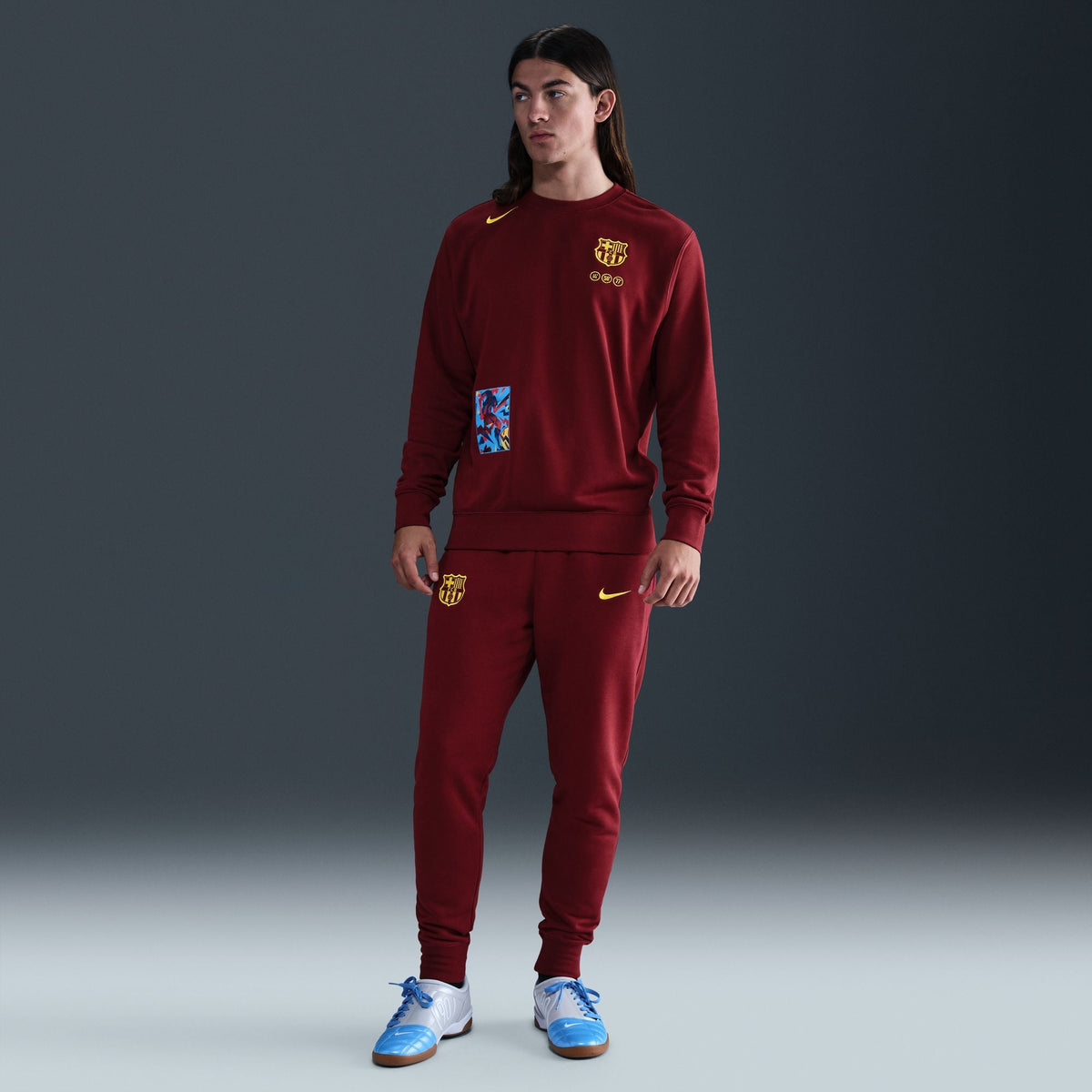 Nike FC Barcelona Club Fourth Men Soccer Crew-Neck product image 1, provided for visual reference and product detail review