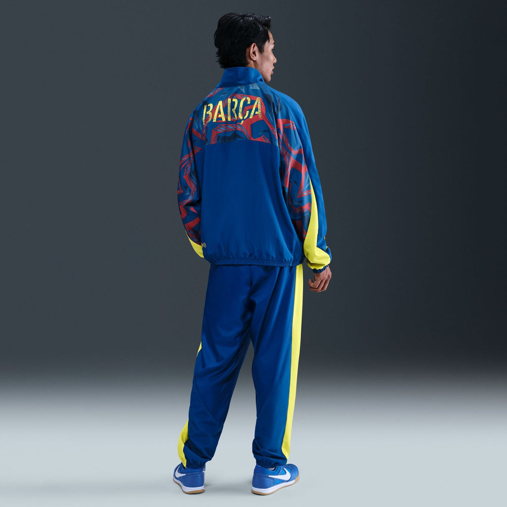 Nike FC Barcelona Starting 5 Fourth Men Soccer Woven Jacket product image 2, provided for visual reference and product