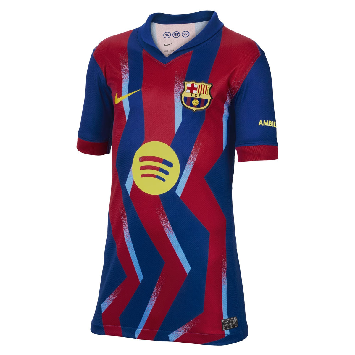 Nike FC Barcelona 2025/26 Stadium Fourth Big Kids' Dri-FIT Soccer Replica Jersey product image 7, provided for visual