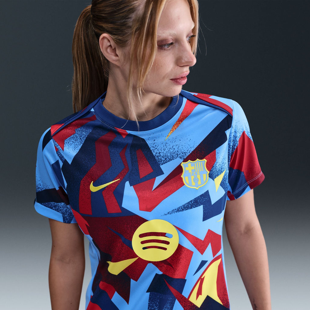 FC Barcelona Academy Pro Fourth Women Nike Dri-FIT Soccer Pre-Match Top product image 3, provided for visual reference and