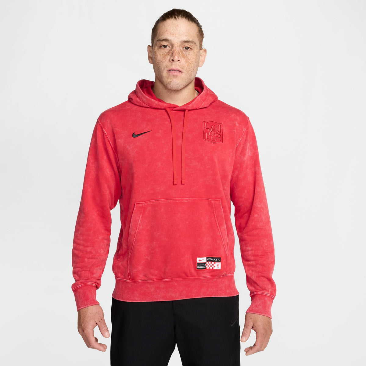Nike Liverpool FC Club Third Men Soccer French Terry Pullover Hoodie product image 1, provided for visual reference and