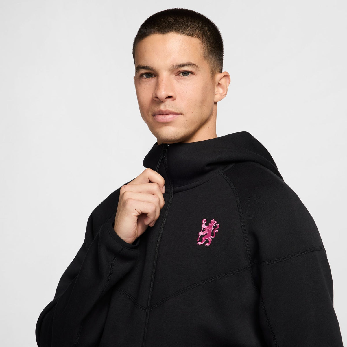 Nike Chelsea FC Tech Fleece Windrunner Third Men Soccer Full-Zip Jacket product image 3, provided for visual reference and