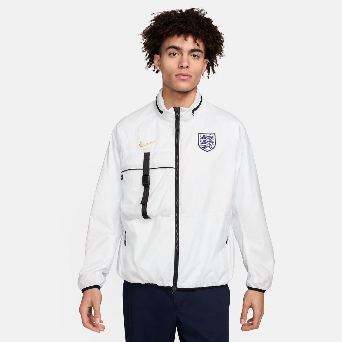 Nike England Men Soccer Jacket product image 1, provided for visual reference and product detail review