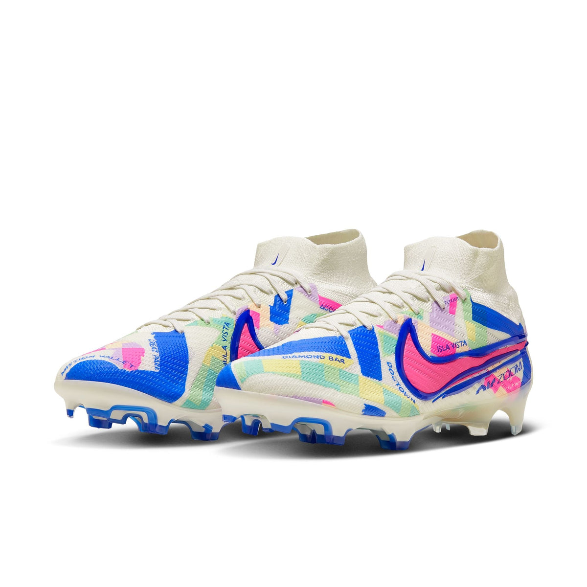 Nike Mercurial Superfly 9 Elite SE FG High-Top Soccer Cleats Socal Pack product image 6, provided for visual reference and