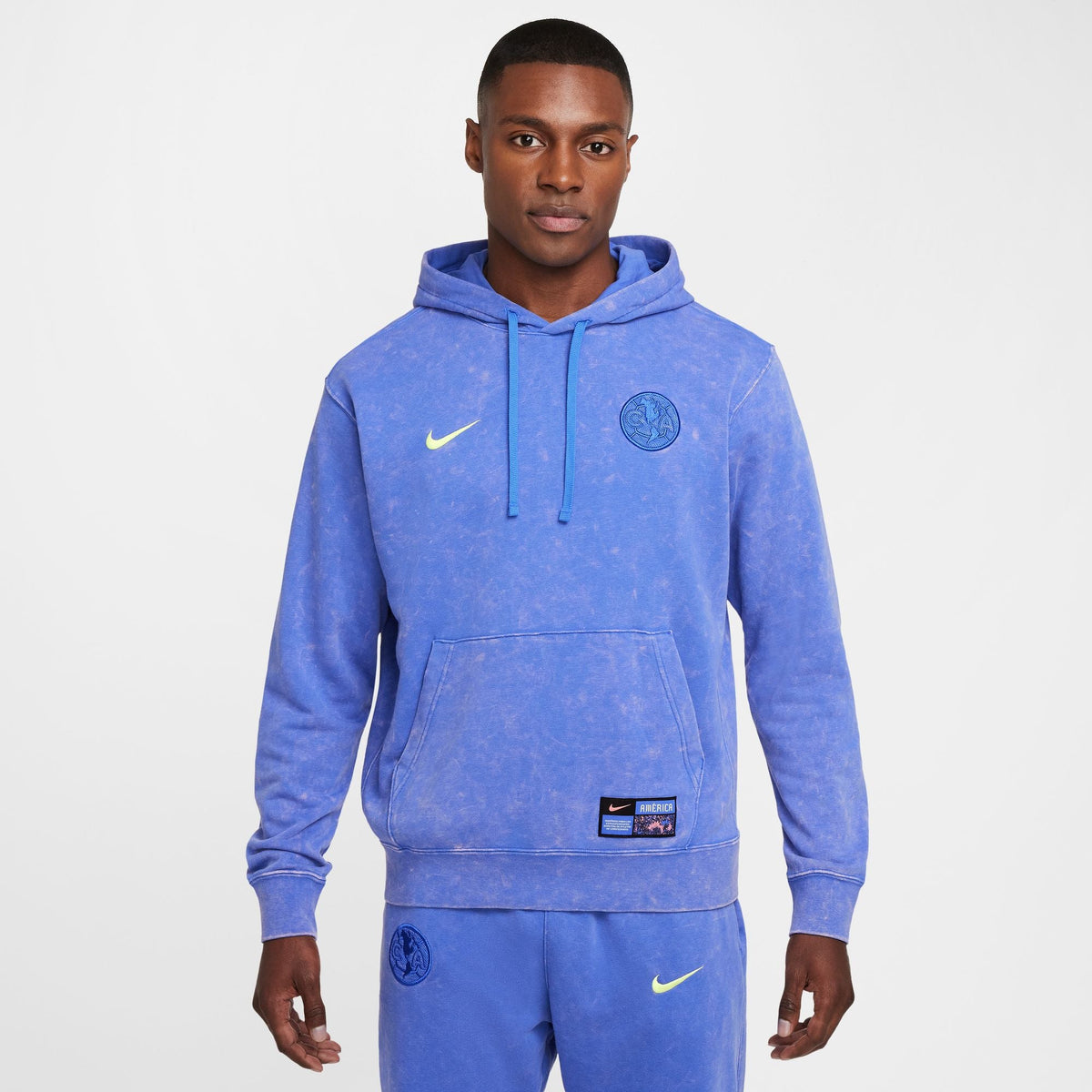 Nike Club America Club Third Men Soccer French Terry Pullover Hoodie product image 1, provided for visual reference and