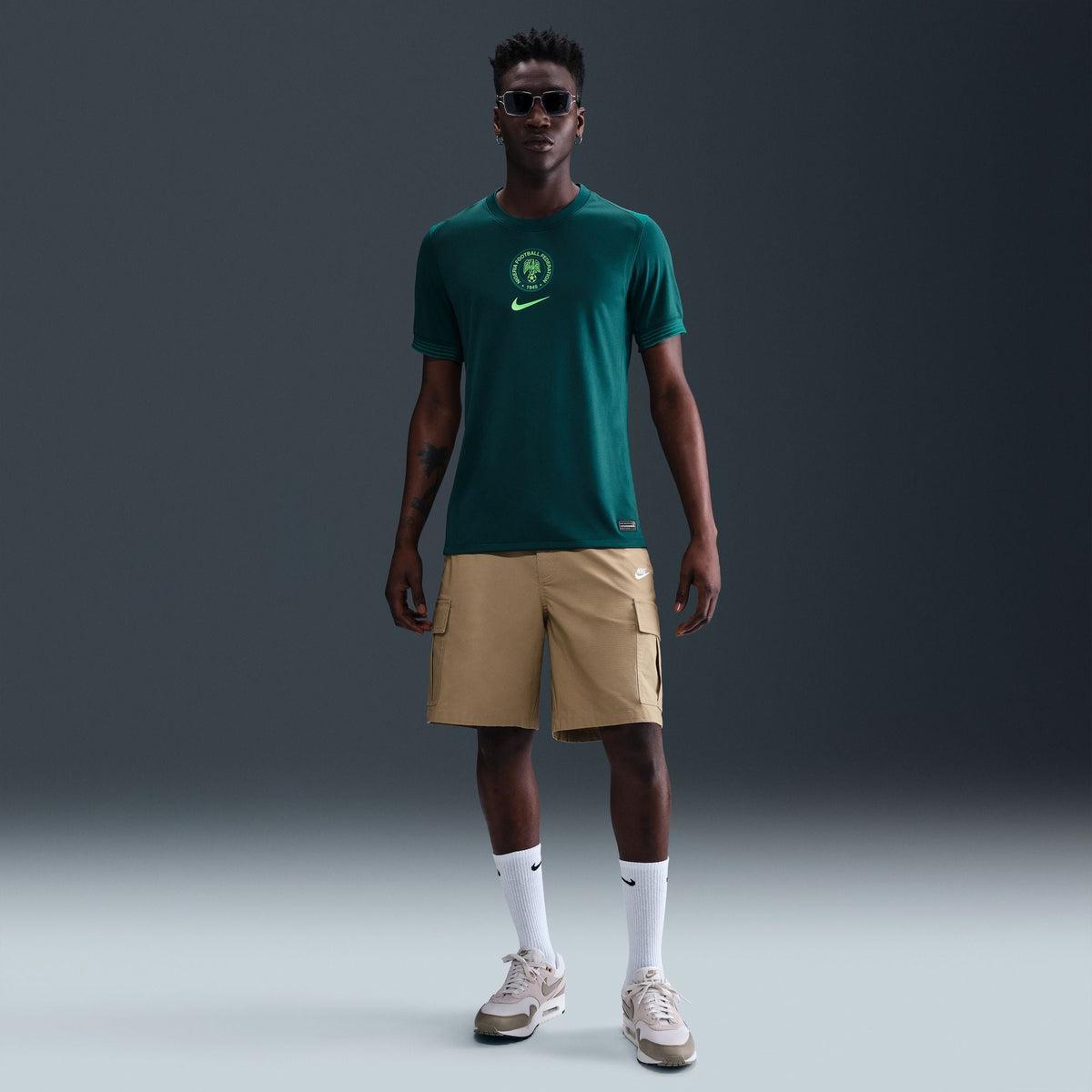 Nike Nigeria 2025 Stadium Home (Women Team) Men Dri-FIT Soccer Replica Jersey product image 1, provided for visual reference