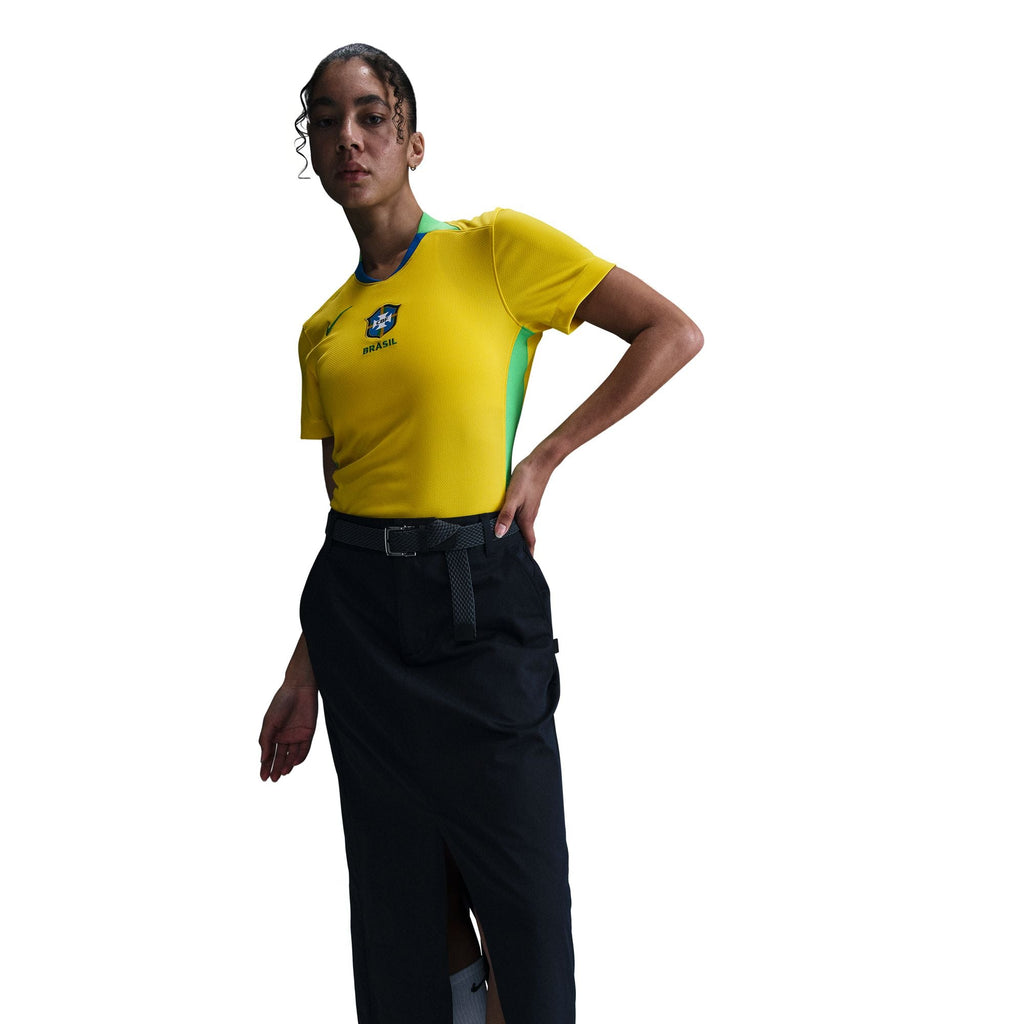 Nike Brazil 2025 Stadium Home (Women Team) Women Dri-FIT Soccer Replica Jersey product image 6, provided for visual