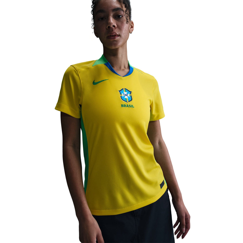 Nike Brazil 2025 Stadium Home (Women Team) Women Dri-FIT Soccer Replica Jersey product image 7, provided for visual