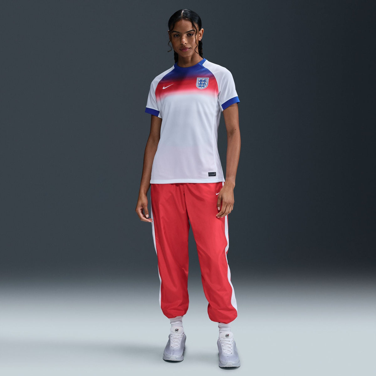 Nike England 2025 Stadium Home (Women Team) Women Dri-FIT Soccer Replica Jersey product image 1, provided for visual