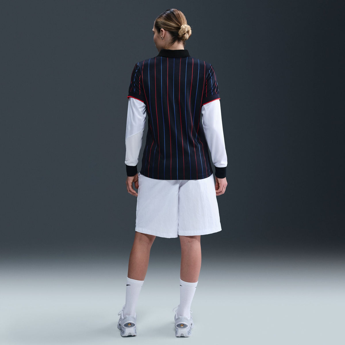 Nike USMNT 2025 Stadium Away (Men Team) Women Dri-FIT Soccer Replica Jersey product image 2, provided for visual reference