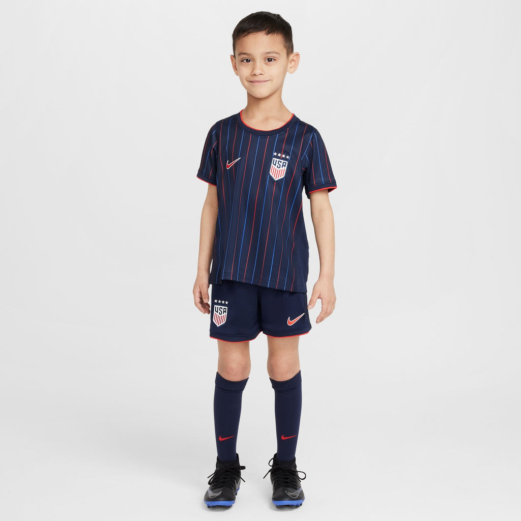 Nike USA Little Kids (Women Team) Away 2025 Mini Kit product image 1, provided for visual reference and product detail review