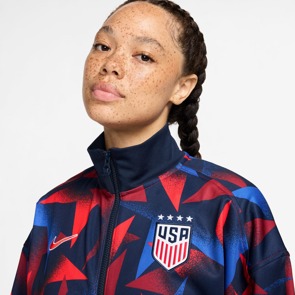 Nike USWNT Academy Pro Women Dri-FIT Soccer 2025 Anthem Jacket product image 3, provided for visual reference and product