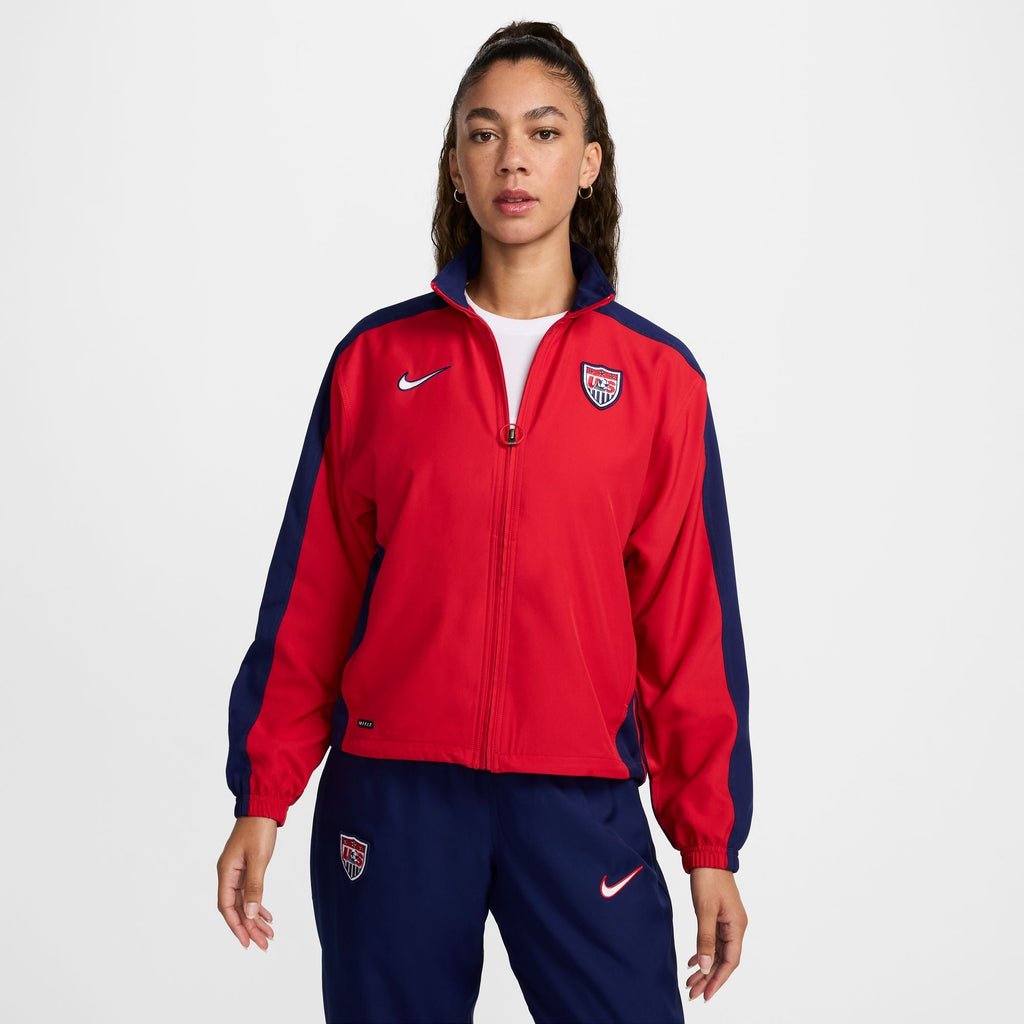 Nike USWNT 1999 Reissue Women Soccer Replica Track Jacket product image 1, provided for visual reference and product detail