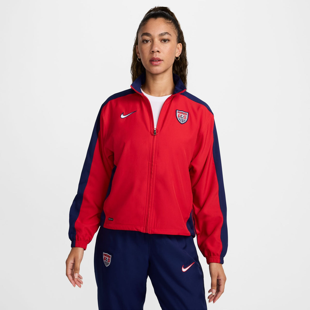 Nike USWNT 1999 Reissue Women Soccer Replica Track Jacket product image 1, provided for visual reference and product detail