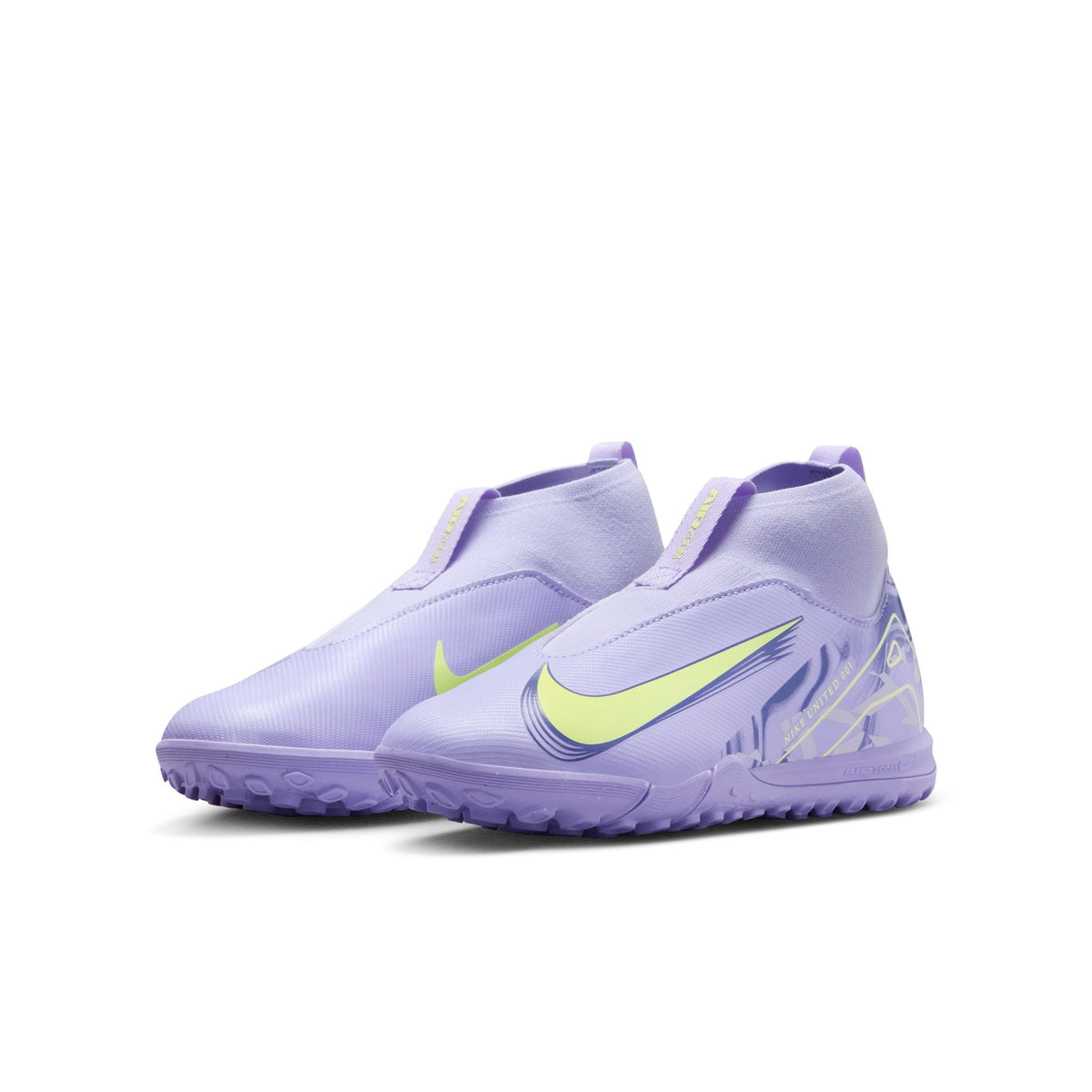Nike United Jr. Mercurial Superfly 10 Academy Big Kids' TF High-Top Soccer Shoes product image 6, provided for visual