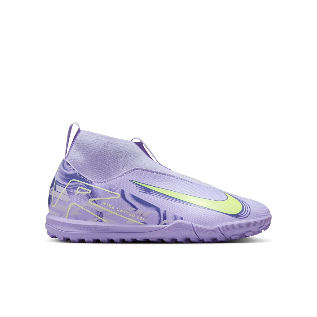 Nike United Jr. Mercurial Superfly 10 Academy Big Kids' TF High-Top Soccer Shoes product image 3, provided for visual