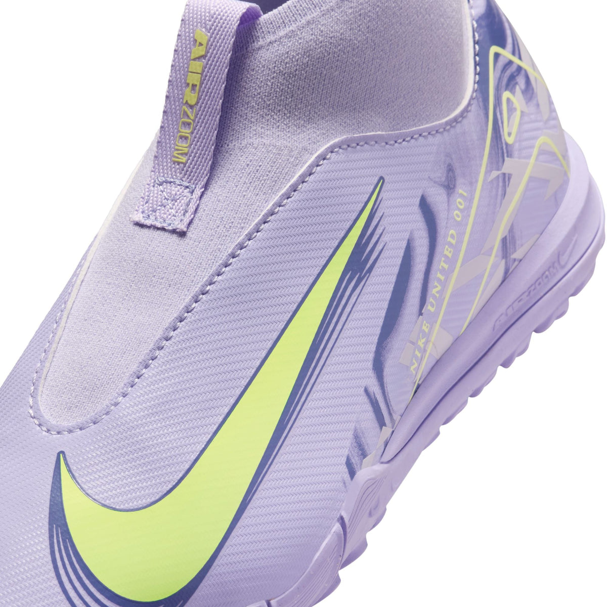 Nike United Jr. Mercurial Superfly 10 Academy Big Kids' TF High-Top Soccer Shoes product image 9, provided for visual