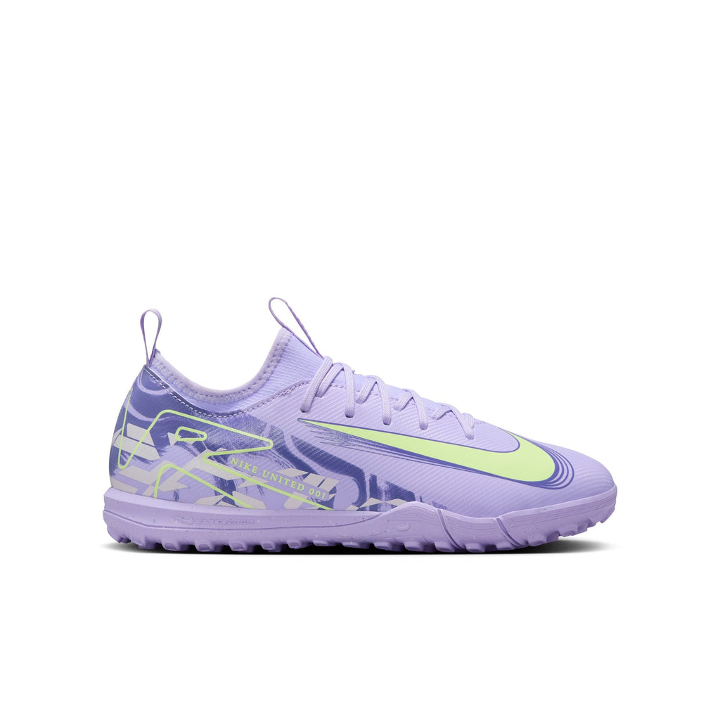 Nike United Jr. Mercurial Vapor 16 Academy Big Kids' TF Low-Top Soccer Shoes product image 3, provided for visual reference