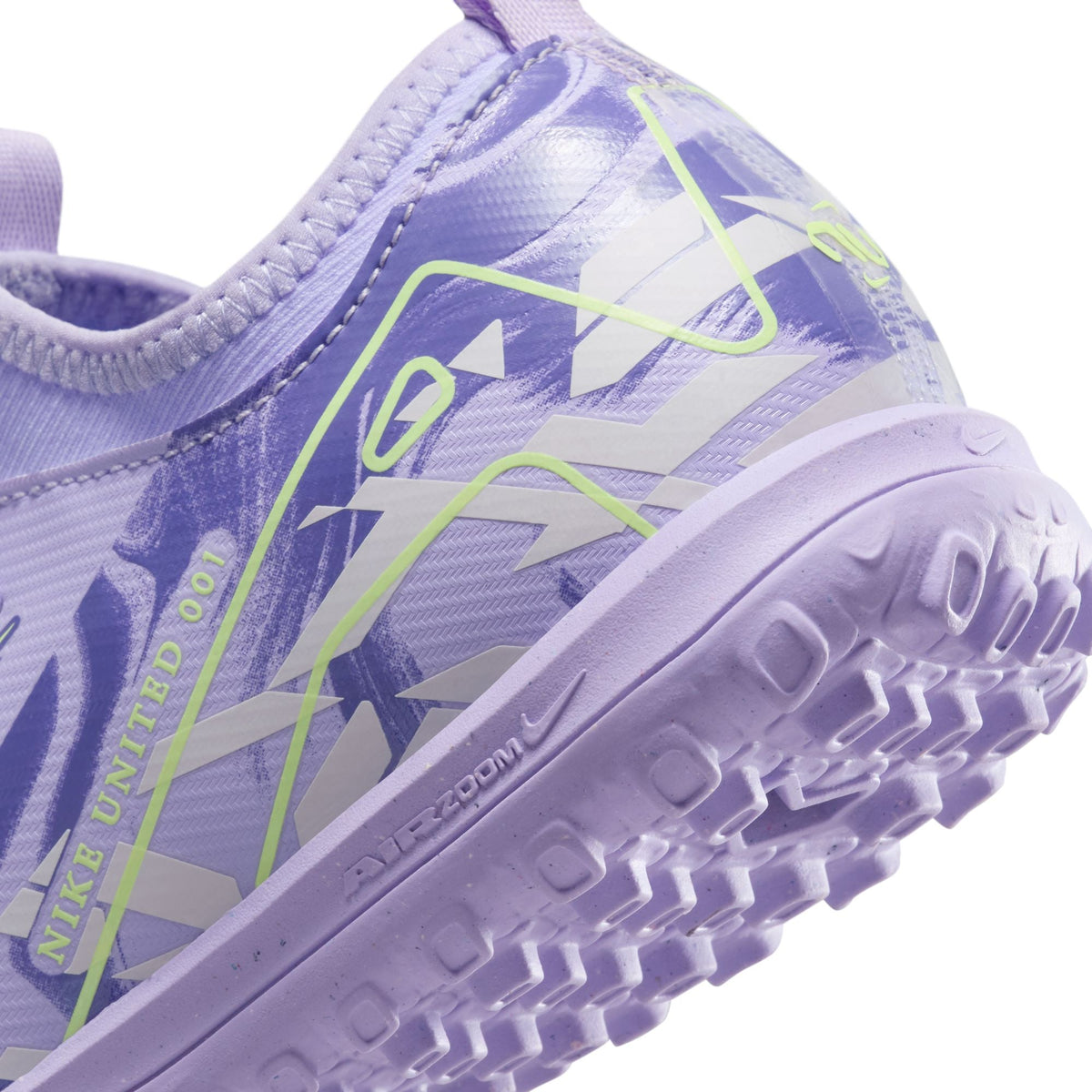 Nike United Jr. Mercurial Vapor 16 Academy Big Kids' TF Low-Top Soccer Shoes product image 9, provided for visual reference