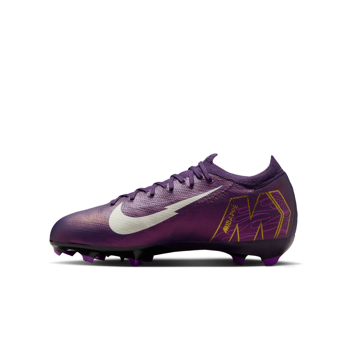 Nike Jr. Mercurial Vapor 16 Pro "Kylian Mbappé" Big Kids' FG Low-Top Soccer Cleats product image 2, provided for visual