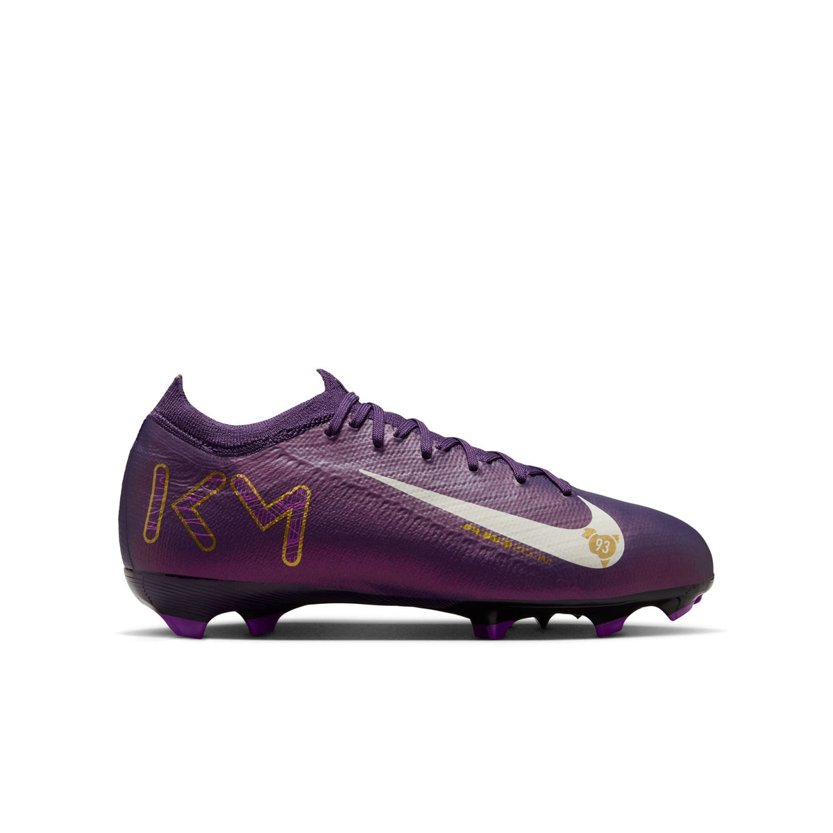 Nike Jr. Mercurial Vapor 16 Pro "Kylian Mbappé" Big Kids' FG Low-Top Soccer Cleats product image 3, provided for visual
