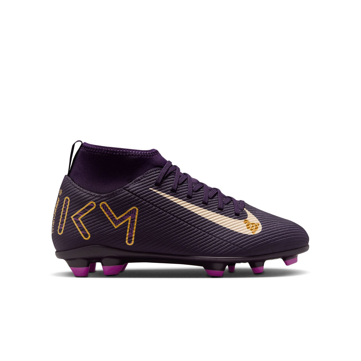 Nike Jr. Mercurial Superfly 10 Club "Kylian Mbappé" Little/Big Kids' MG High-Top Soccer Cleats product image 3, provided for