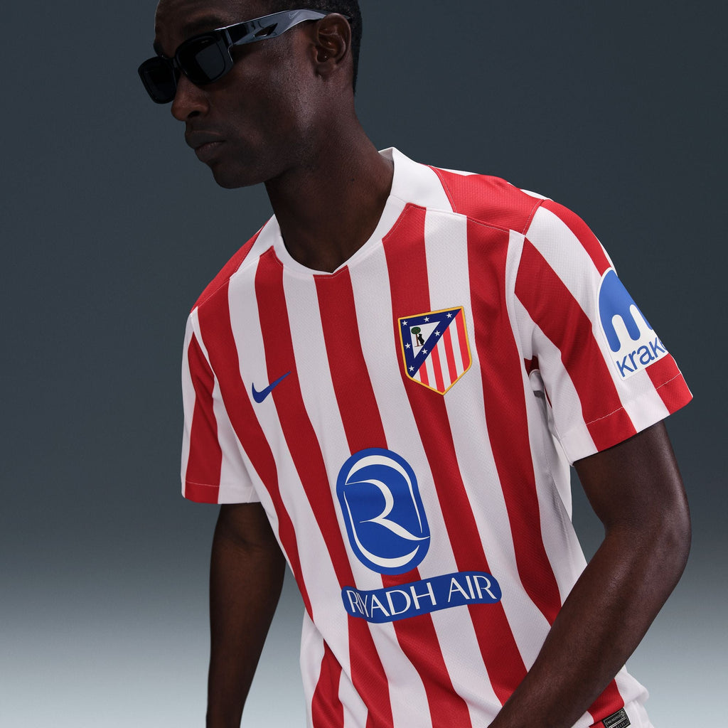 Nike Atlético Madrid 2025/26 Stadium Home Men Dri-FIT Soccer Replica Jersey product image 3, provided for visual reference