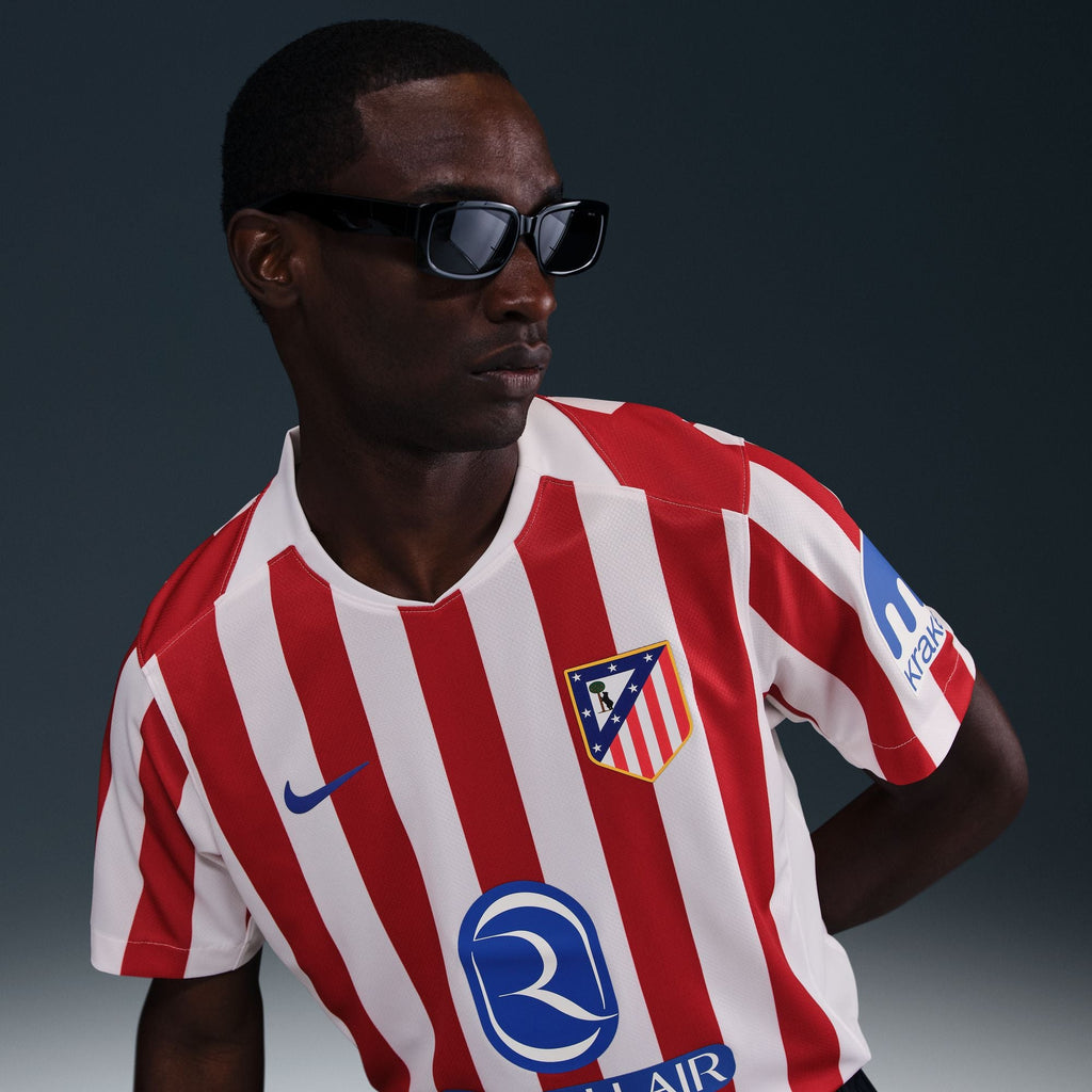 Nike Atlético Madrid 2025/26 Stadium Home Men Dri-FIT Soccer Replica Jersey product image 4, provided for visual reference