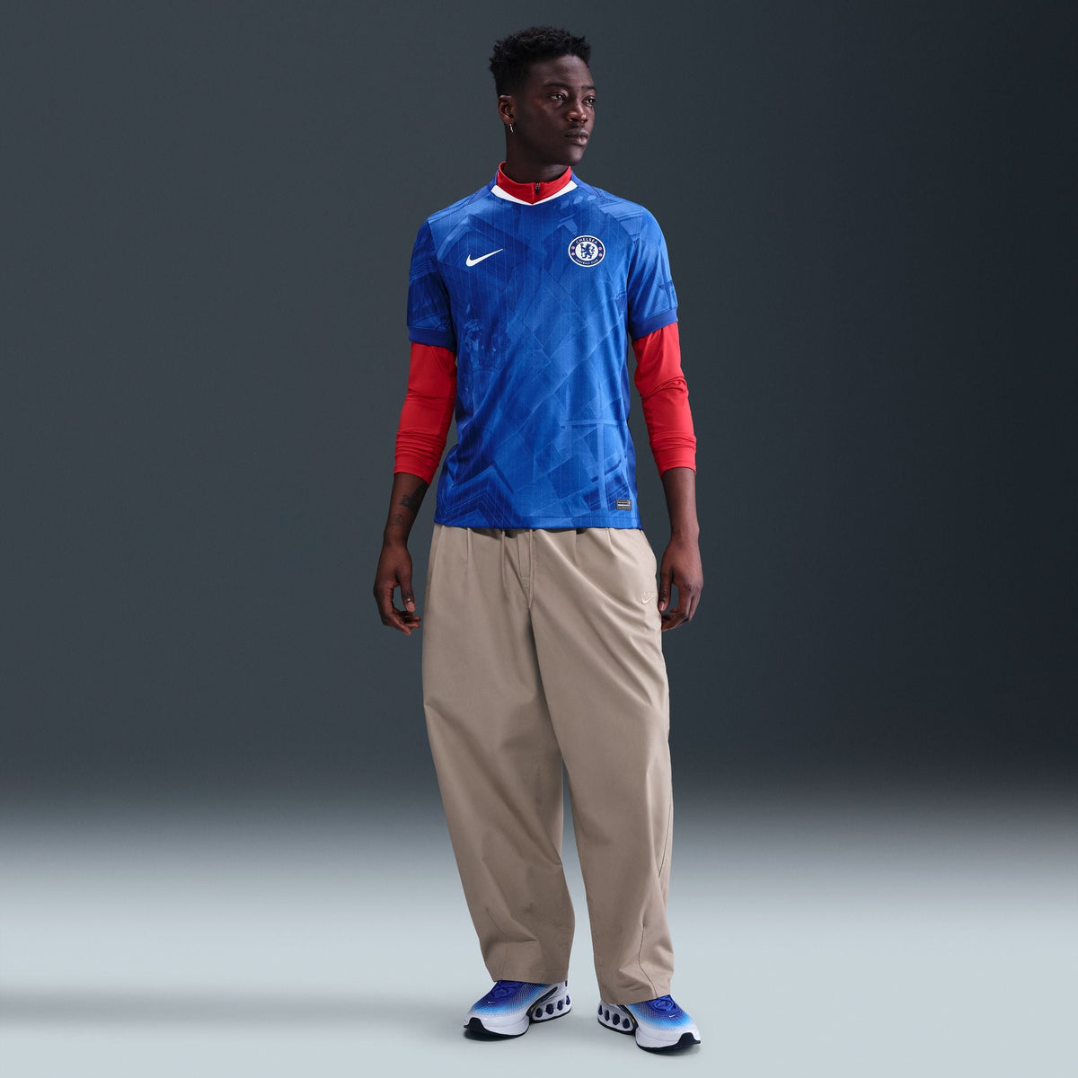 Nike Chelsea FC 2025/26 Stadium Home Men Dri-FIT Soccer Replica Jersey product image 1, provided for visual reference and