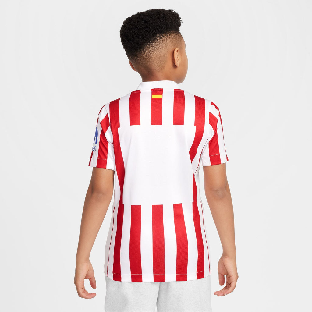 Nike Atlético Madrid 2025/26 Stadium Home Big Kids' Dri-FIT Soccer Replica Jersey product image 2, provided for visual