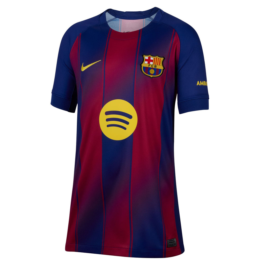 Nike FC Barcelona 2025/26 Stadium Home Big Kids' Dri-FIT Soccer Replica Jersey product image 7, provided for visual
